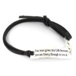 Inspirational Leather Bracelets