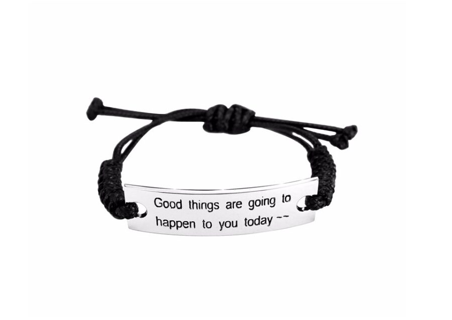 Good Thing Are Going to Happen Cord Bracelet