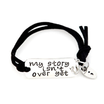 My Story Isn't Over Yet Leather Bracelet