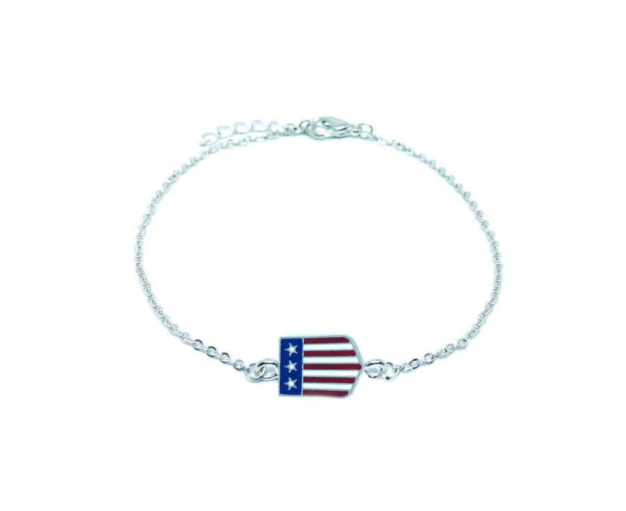 The USA Flag Chain Bracelet