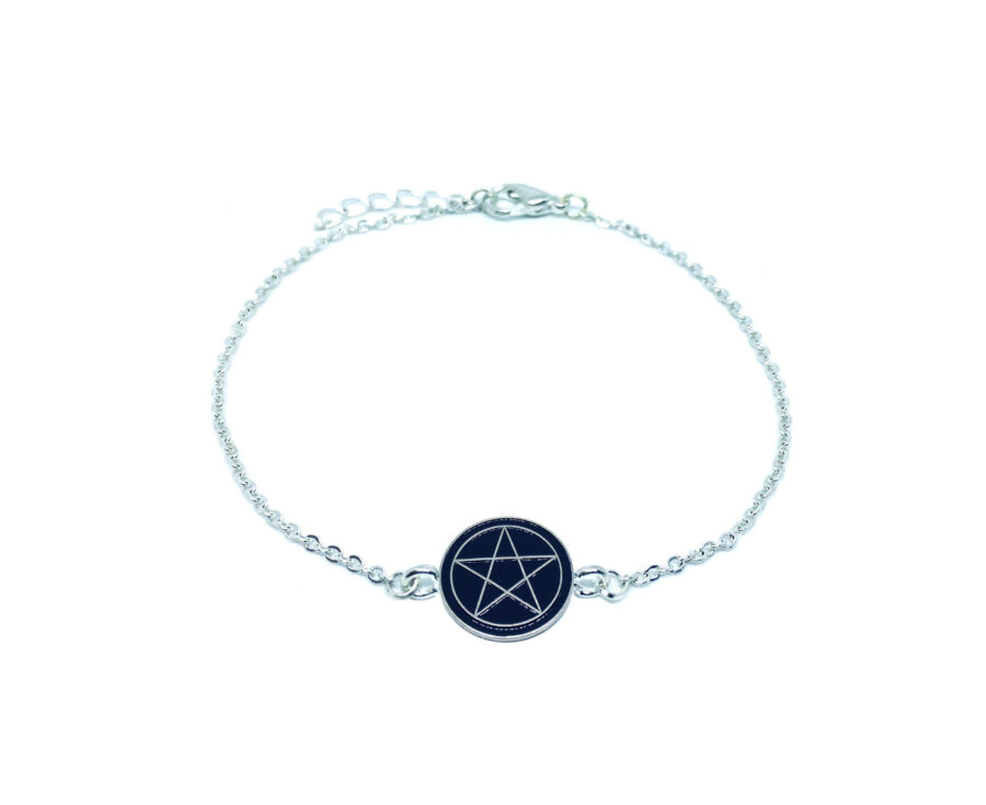 Star Enamel Chain Bracelet
