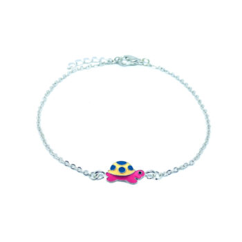 Enamel Turtle Chain Bracelet 