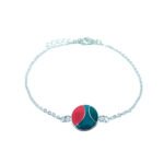 Enamel Sport Chain Bracelet