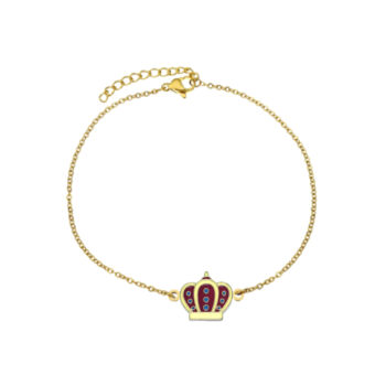Gold plated Crown Chain Bracelet