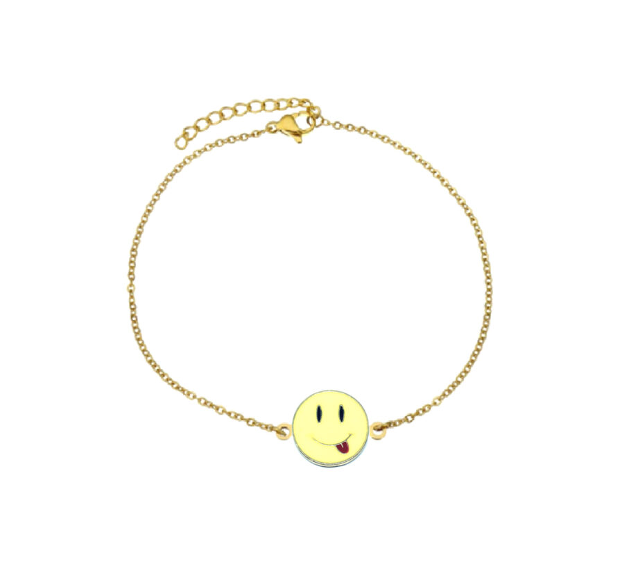 Enamel Emoji Chain Bracelet