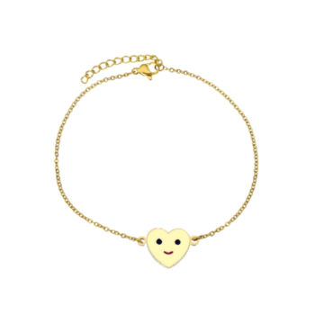 Heart Emoji Chain Bracelet