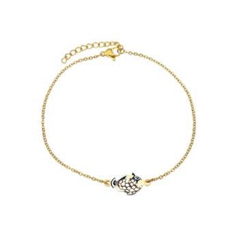 Enamel Fish Chain Bracelet