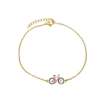 Enamel Bicycle Chain Bracelet