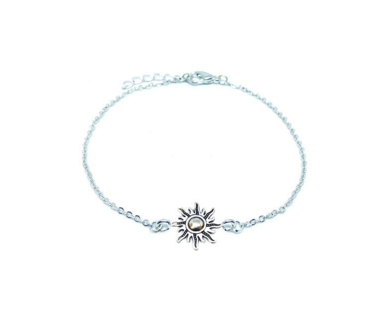 Sun Charm Chain Bracelet