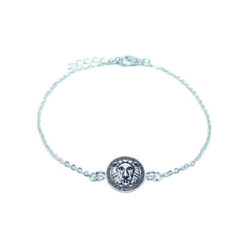 Lion Charm Chain Bracelet