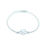 Heart Infinity Charm Chain Bracelet