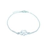 Heart Infinity Charm Chain Bracelet