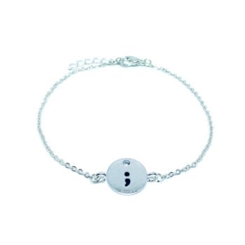 Semicolon Charm Chain Bracelets