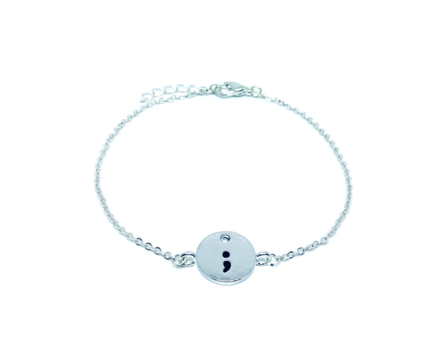 Semicolon Charm Chain Bracelets