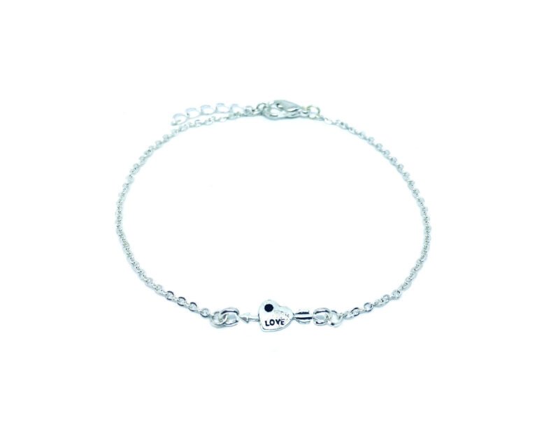 Love Arrow Charm Chain Bracelet
