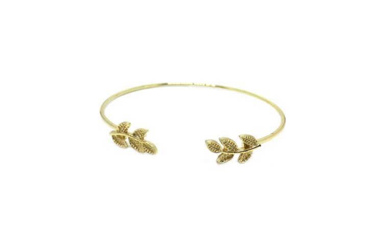 Olive Leaf Cuff Bracelet