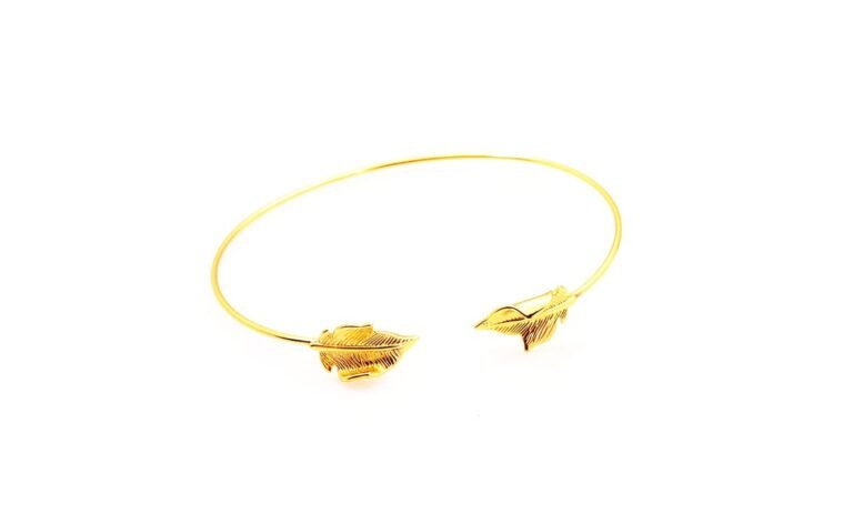 Feather Cuff Bracelet