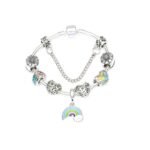 Rainbow European Charm Bracelet