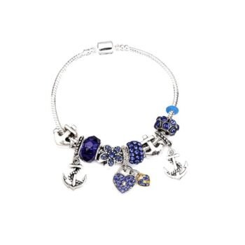 Anchor European Charm Bracelet