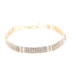 Gold Rhinestone Bracelet