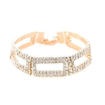 Women Rhinestone Stretch Bracelet