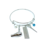Expandable Scissors Charm Bracelet