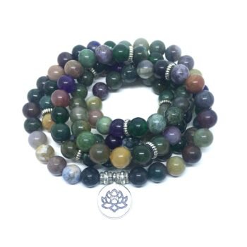 Agate Prayer Bracelet