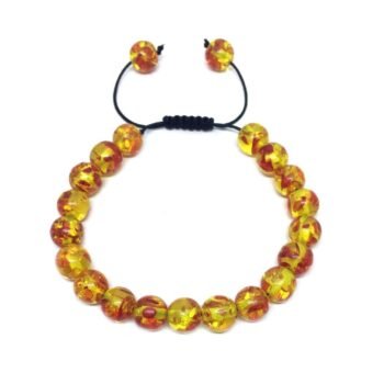 Adjustable Amber Bracelet