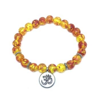 Real Amber Bead Bracelet