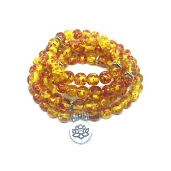 Amber Prayer Bracelet