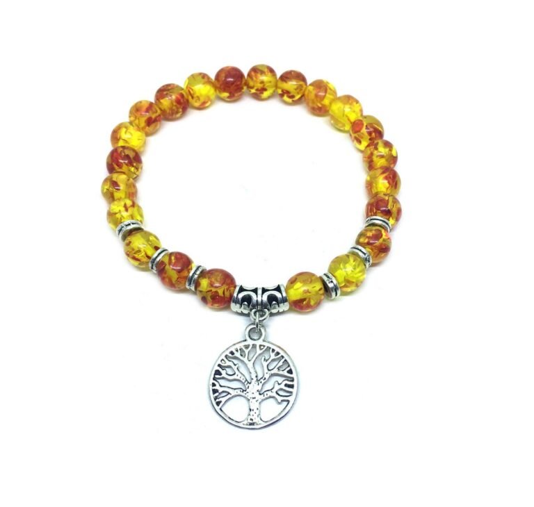 Amber Charm Bracelet