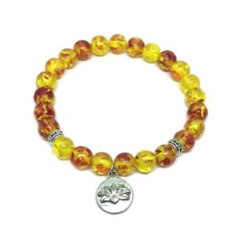 Amber Bead Bracelet