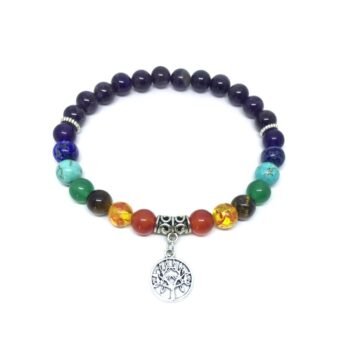 Natural Stone Chakra Bracelet