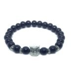 Black Tourmaline Owl Bracelet