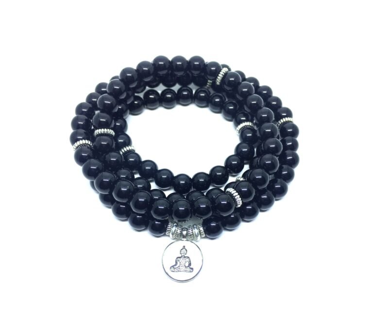 Black Tourmaline Mala Bracelet