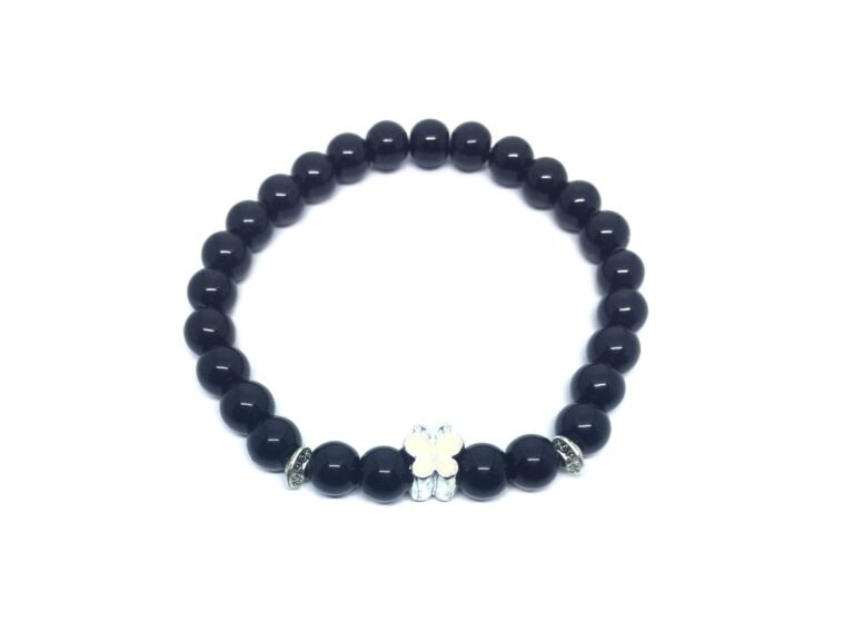 Black Tourmaline Butterfly Bracelet