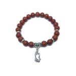 Jasper Prayer Charm Bracelet