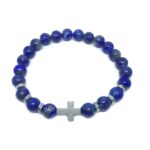 Lapis Lazuli Cross Bracelet