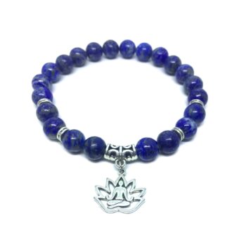 Lapis Lazuli Yoga Charm Bracelet