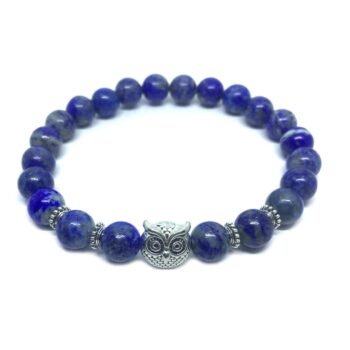 Lapis Lazuli Owl Bracelet