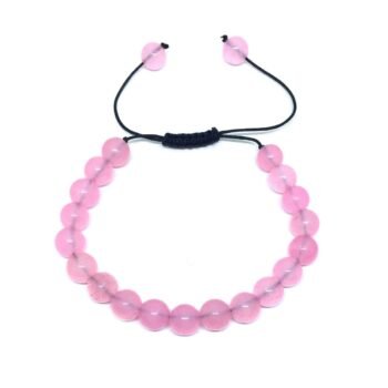 Adjustable Rose Quartz Bracelet