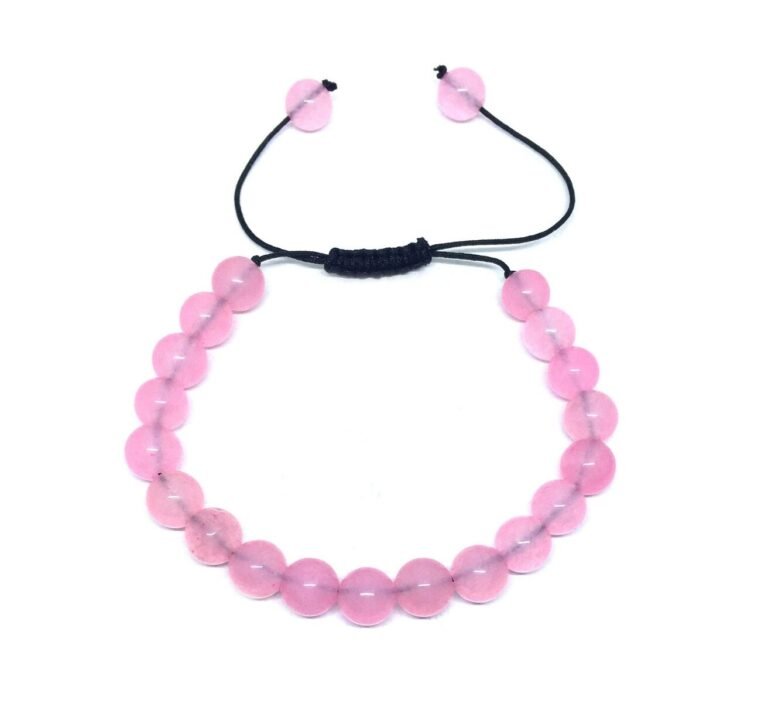 Adjustable Rose Quartz Bracelet