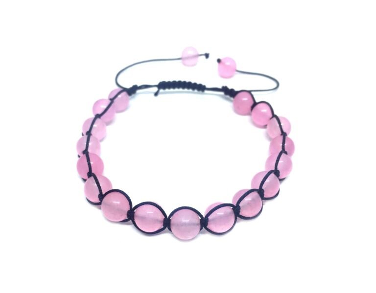 Real Rose Quartz Bracelet
