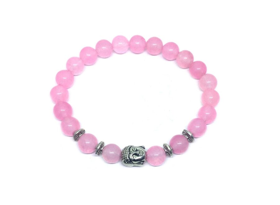 Rose Quartz Buddha Bracelet