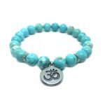 Genuine Turquoise Bead Bracelet