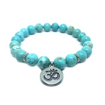 Genuine Turquoise Bead Bracelet