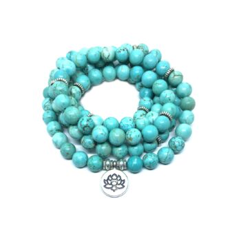 108 Turquoise Bead Bracelet