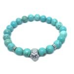 Turquoise Skull Bracelet