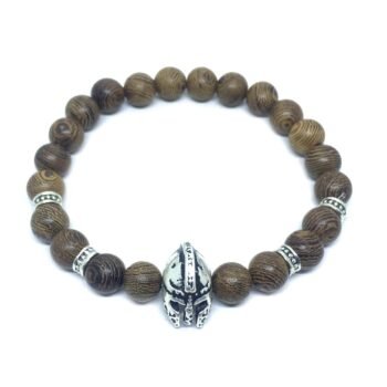 Gladiator Wooden Bead Bracelet