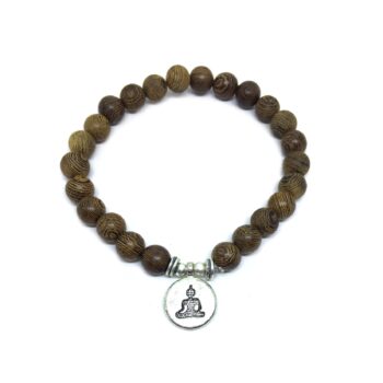 Buddha Wood Bracelet